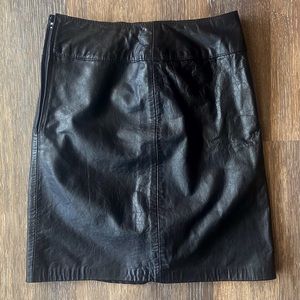 Vintage BB Dakota 100% leather mini skirt